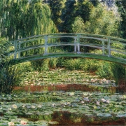 Claude Monet. Lilie wodne i most japoński.