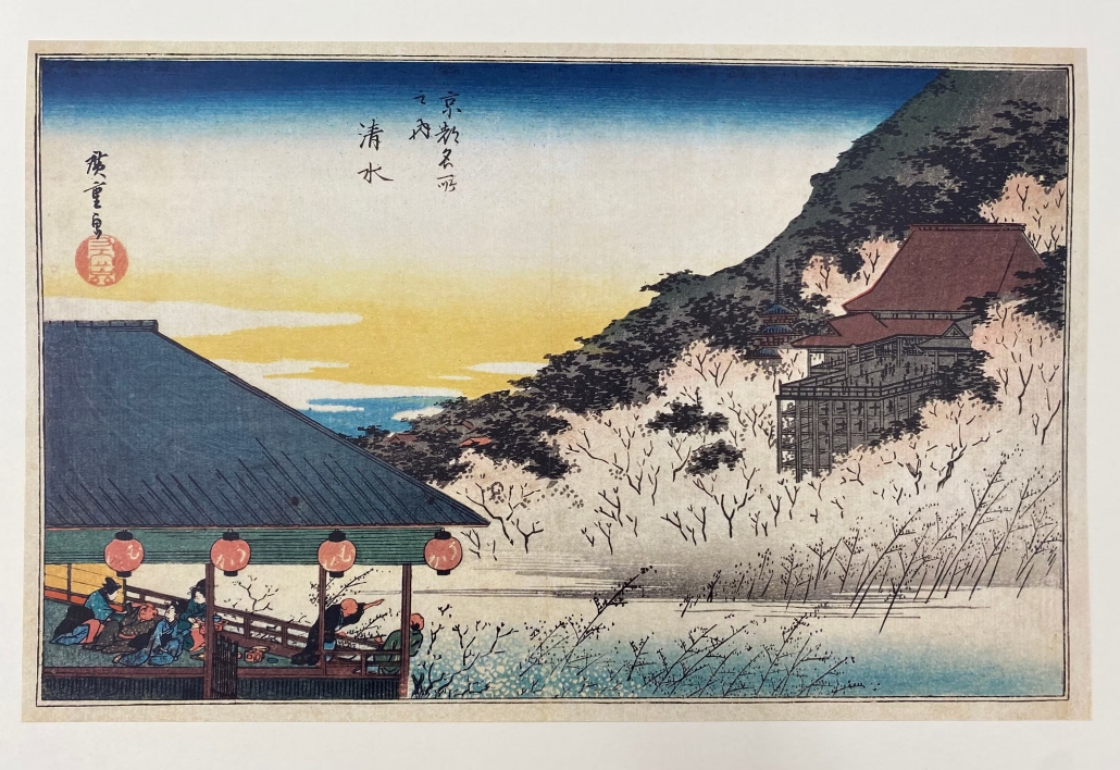 Hiroshige - jeden z drzeworytów